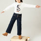 Jeans Bambina Palazzo - Coccole e Ricami