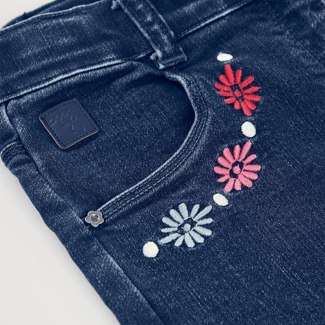 Jeans Fiorellini 303017 - Coccole e Ricami p.iva IT09642670583