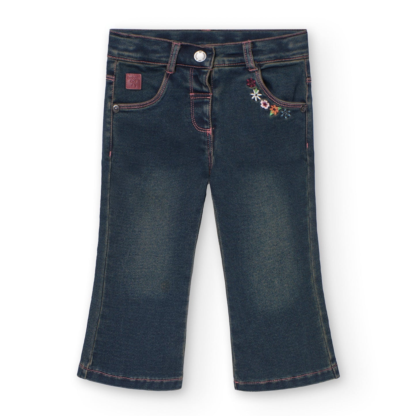 Jeans Taschino Fiorellini - Coccole e Ricami