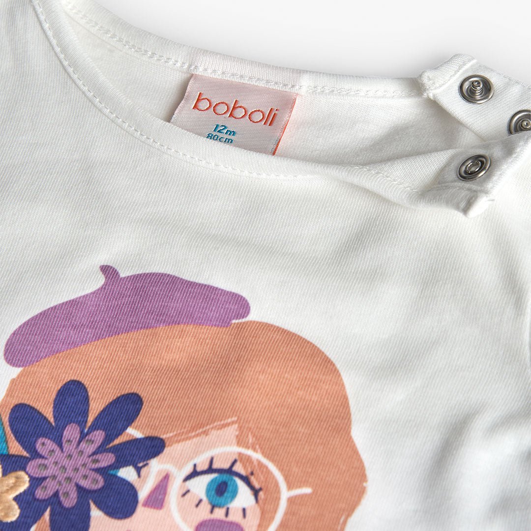 Maglia Fiori 222118 - Coccole e Ricami p.iva IT09642670583