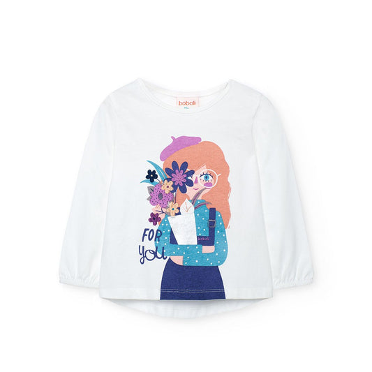 Maglia Fiori 222118 - Coccole e Ricami p.iva IT09642670583