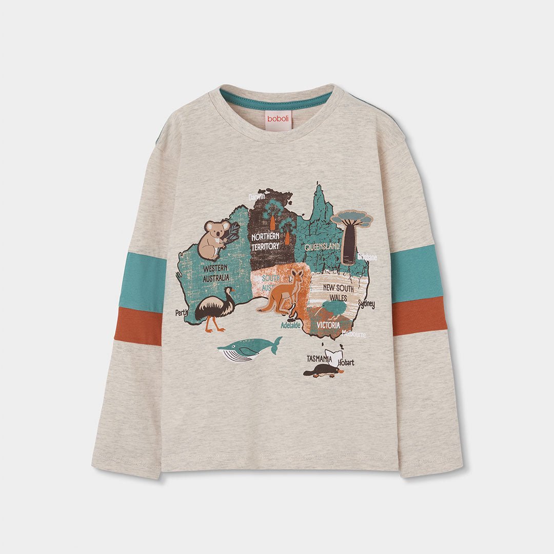 Maglia manica lunga CANGURO 533023 - Coccole e Ricami p.iva IT09642670583