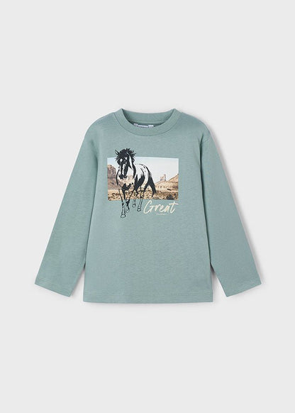 Maglietta Cavallo 4093 - Coccole e Ricami p.iva IT09642670583