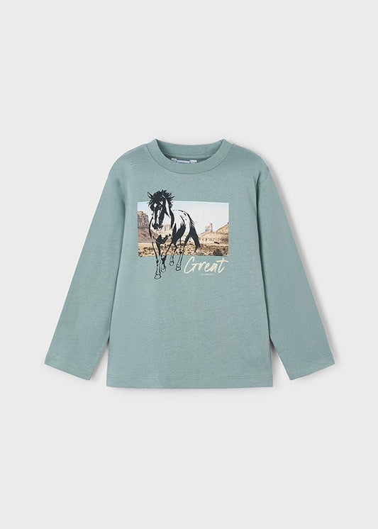 Maglietta Cavallo 4093 - Coccole e Ricami p.iva IT09642670583