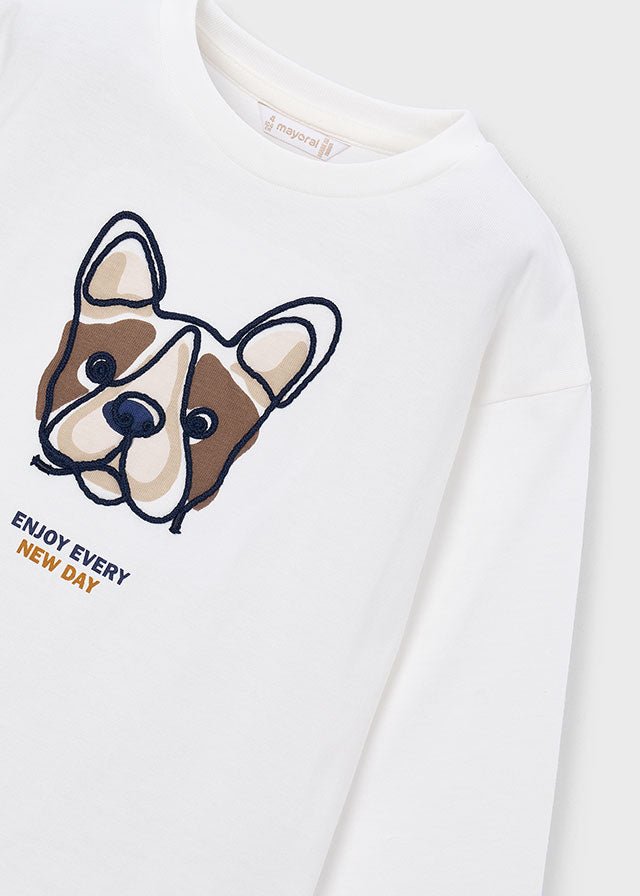 Maglietta ricamo DOG 4022 - Coccole e Ricami