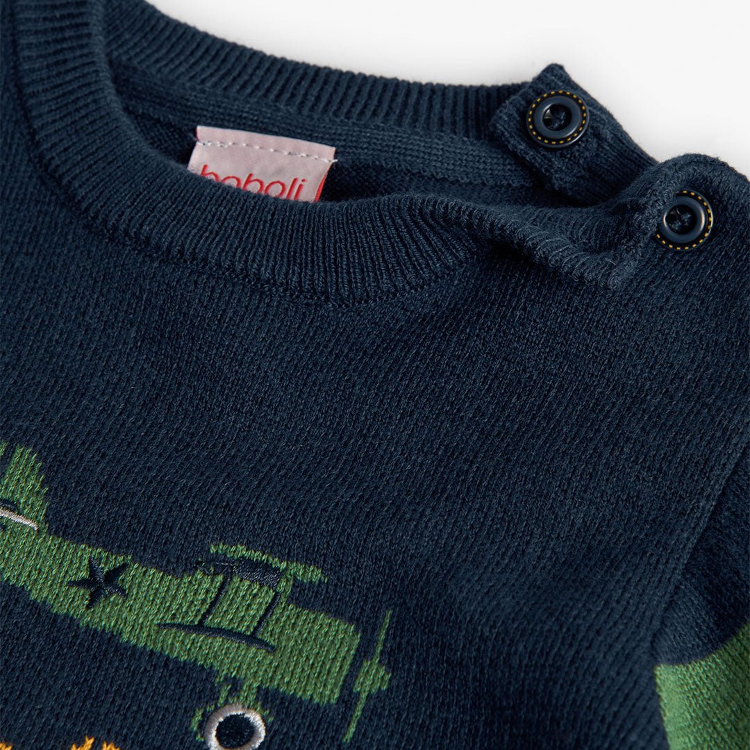 Maglione Aereo 712314 - Coccole e Ricami p.iva IT09642670583