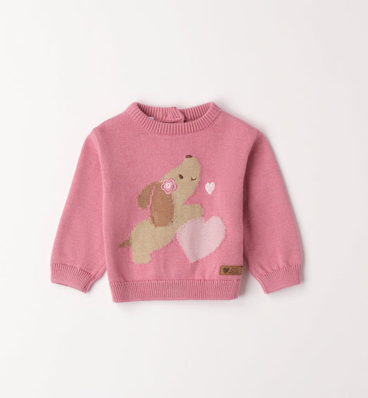 Maglione Bimba DOG 4H089 - Coccole e Ricami p.iva IT09642670583