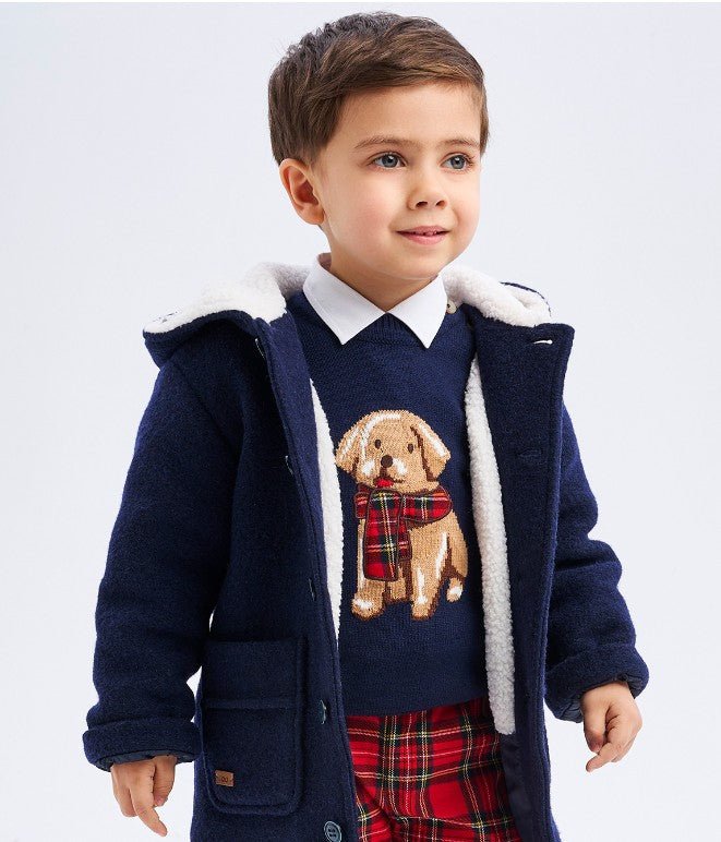 Maglione Bimbo Cane 4A421 - Coccole e Ricami p.iva IT09642670583