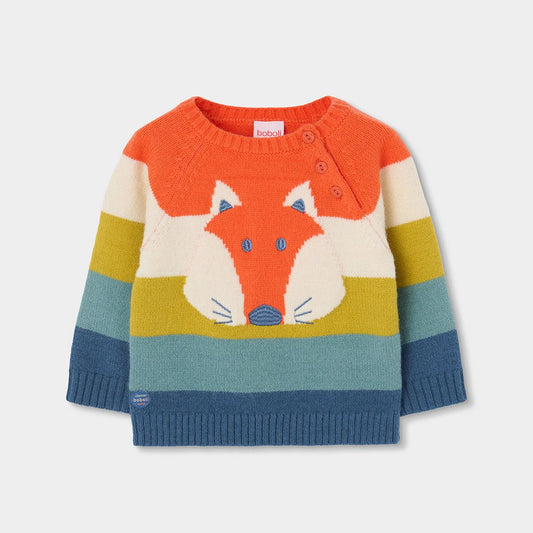 Maglione Bimbo Volpino 524113 - Coccole e Ricami p.iva IT09642670583