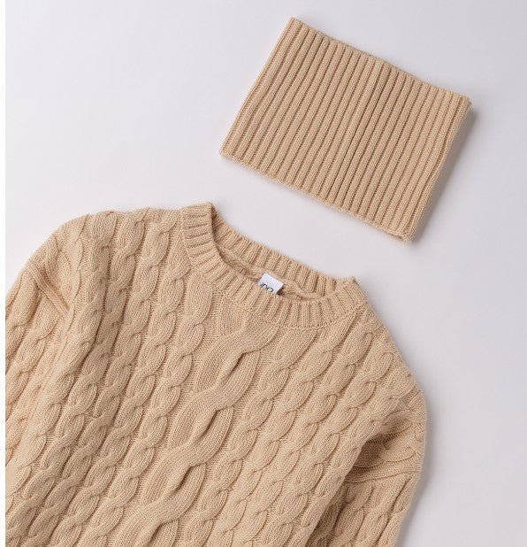 Maglione con Collo 4F891 - Coccole e Ricami p.iva IT09642670583