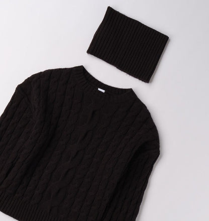 Maglione con Collo 4F891 - Coccole e Ricami p.iva IT09642670583