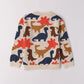 Maglione Dinosauri 4F220 - Coccole e Ricami p.iva IT09642670583