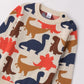 Maglione Dinosauri 4F220 - Coccole e Ricami p.iva IT09642670583
