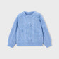 Maglione Fiori e Trecce 4319 - Coccole e Ricami