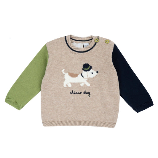 Maglione girocollo DOG - Coccole e Ricami