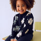 Maglione Girocollo Fiori 4303 - Coccole e Ricami p.iva IT09642670583