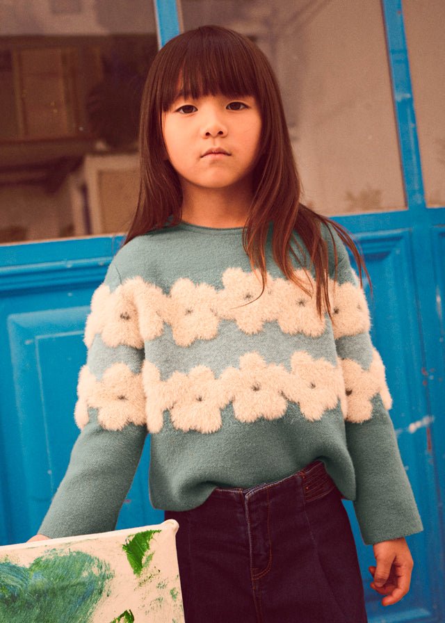 Maglione Girocollo Smerlo 4317 - Coccole e Ricami p.iva IT09642670583