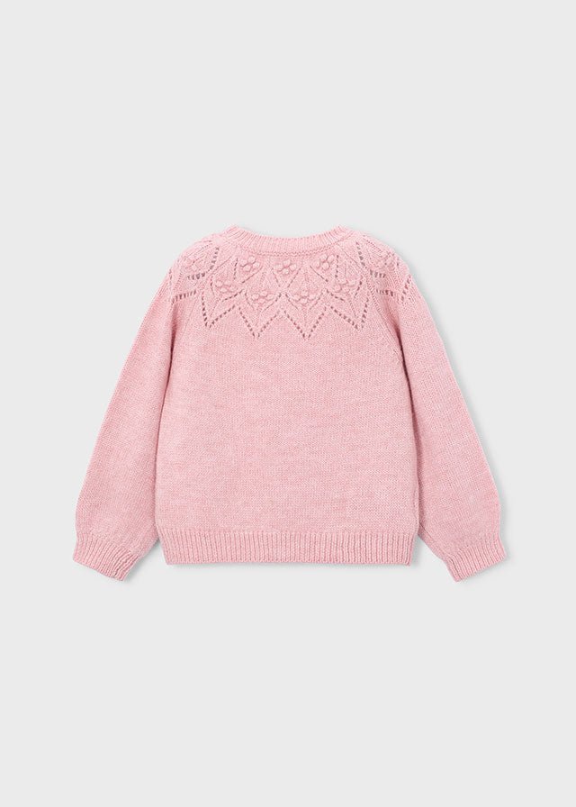 Maglione Girocollo traforato 4318 - Coccole e Ricami
