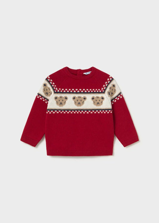 Maglione Jaquard Orsi 2375 - Coccole e Ricami p.iva IT09642670583