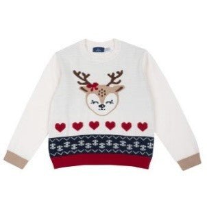 Maglione NATALE Bimba - Coccole e Ricami p.iva IT09642670583