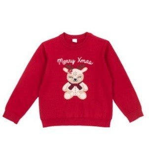 Maglione NATALE Bimba - Coccole e Ricami p.iva IT09642670583