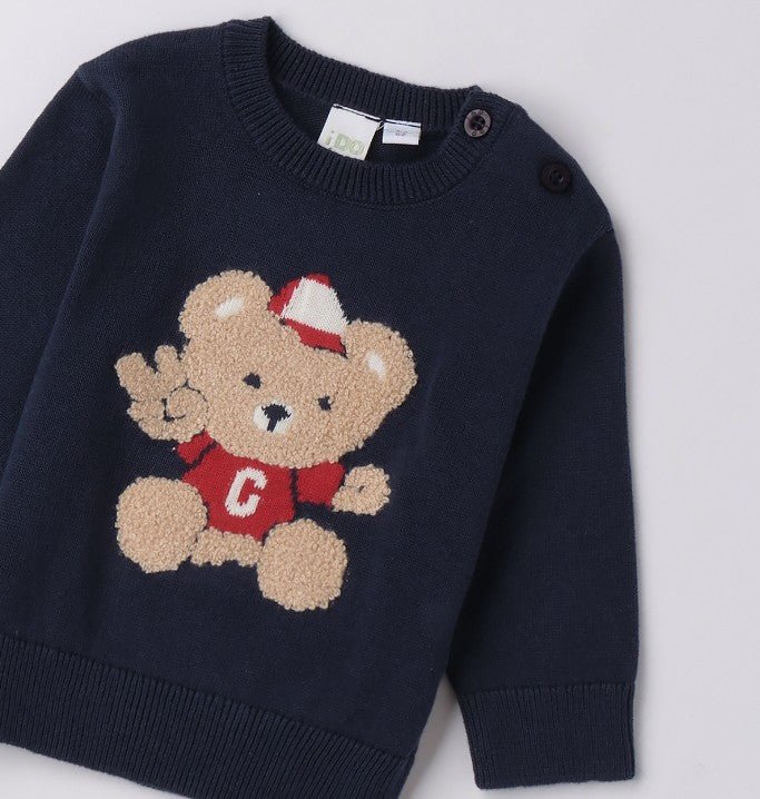 Maglione Orsetto 4F057 - Coccole e Ricami p.iva IT09642670583