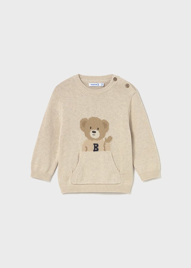Maglione Orso 2341 - Coccole e Ricami p.iva IT09642670583