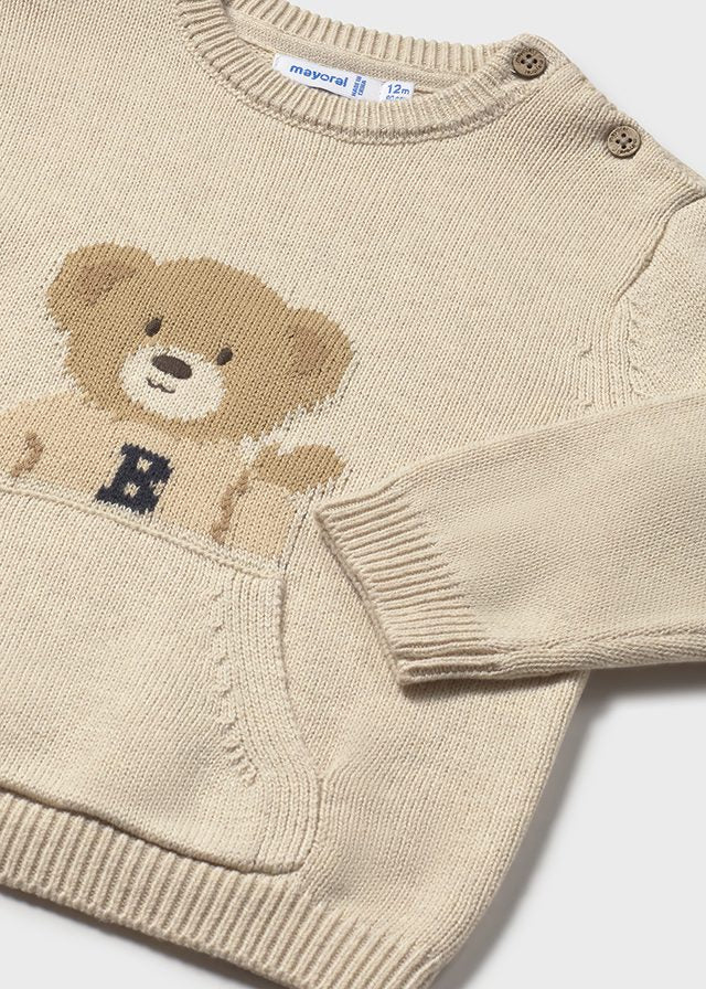Maglione Orso 2341 - Coccole e Ricami p.iva IT09642670583