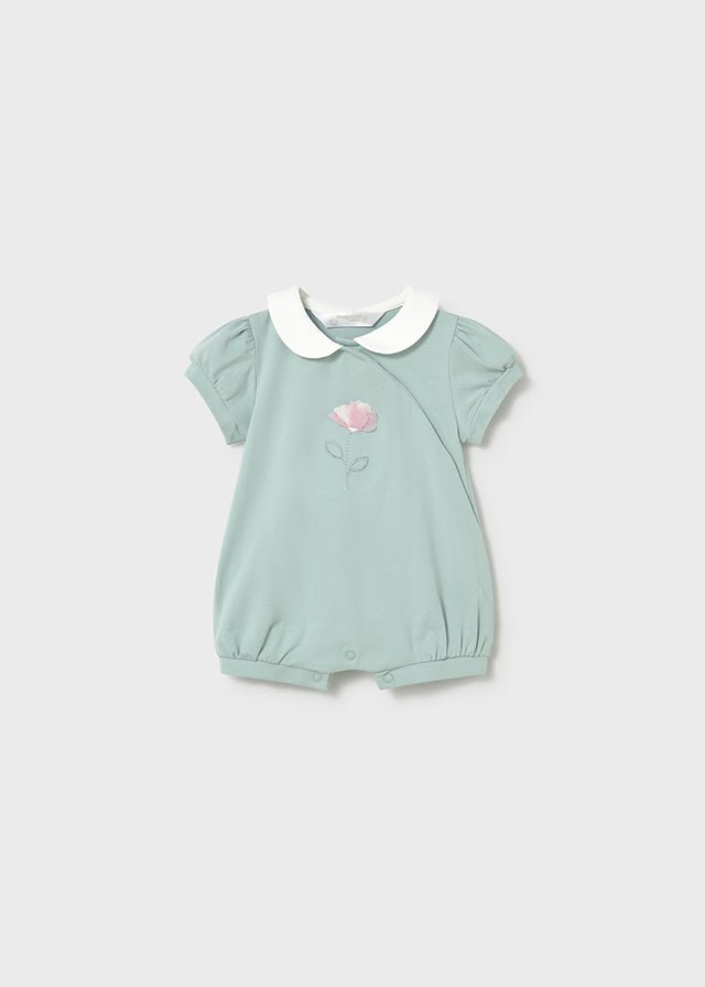 Pagliaccetto mezza manica Neonata 1704 - Coccole e Ricami p.iva IT09642670583