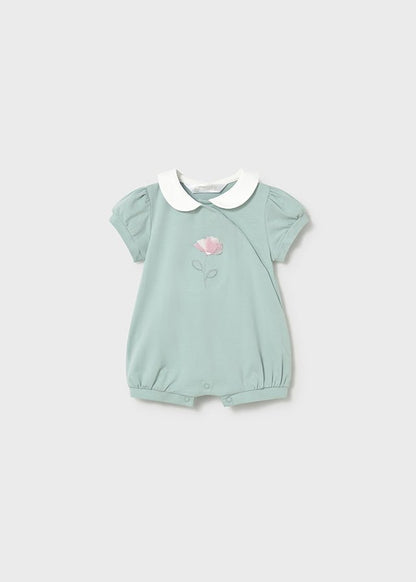 Pagliaccetto mezza manica Neonata 1704 - Coccole e Ricami p.iva IT09642670583