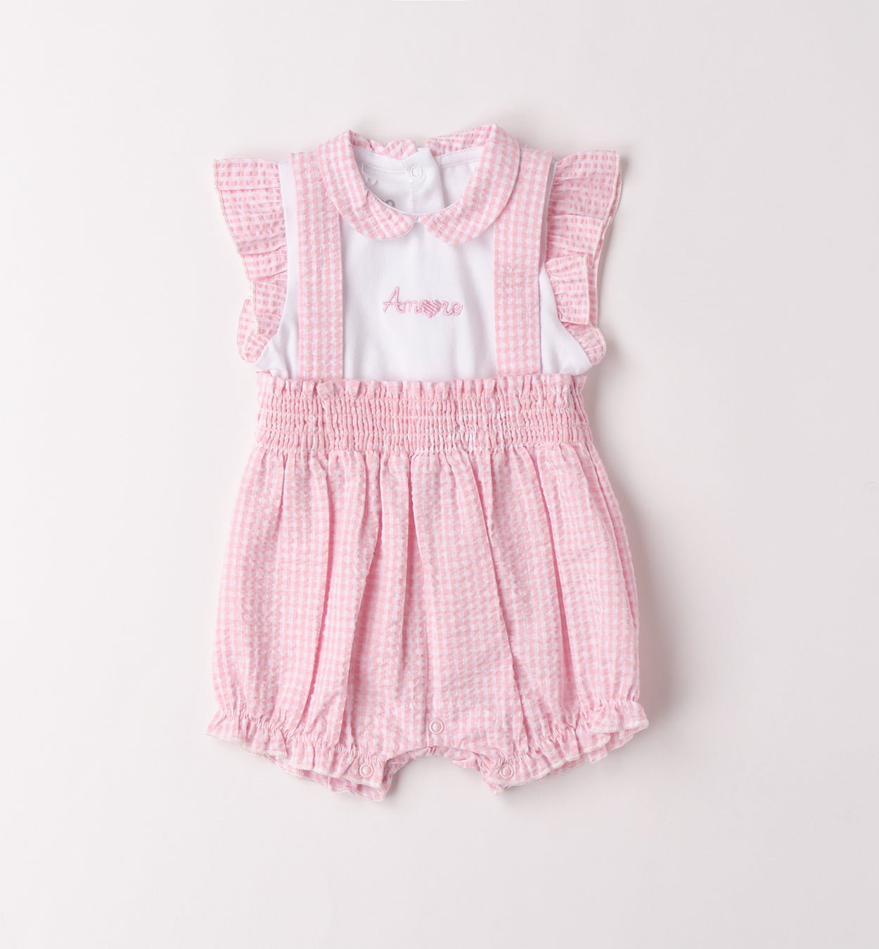 Pagliaccetto Quadretti 4G203 - Coccole e Ricami p.iva IT09642670583