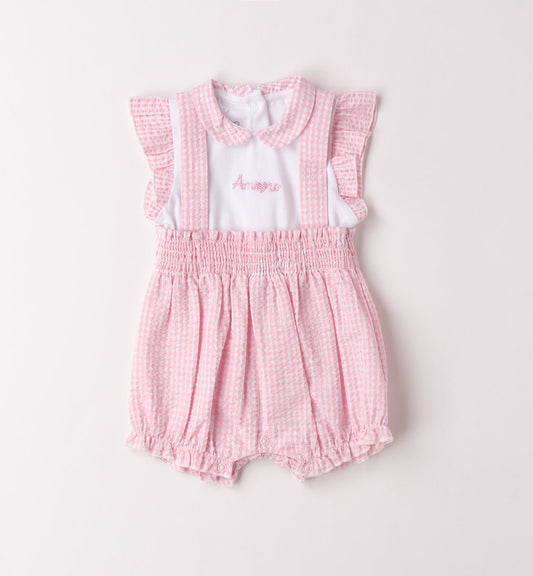 Pagliaccetto Quadretti 4G203 - Coccole e Ricami p.iva IT09642670583