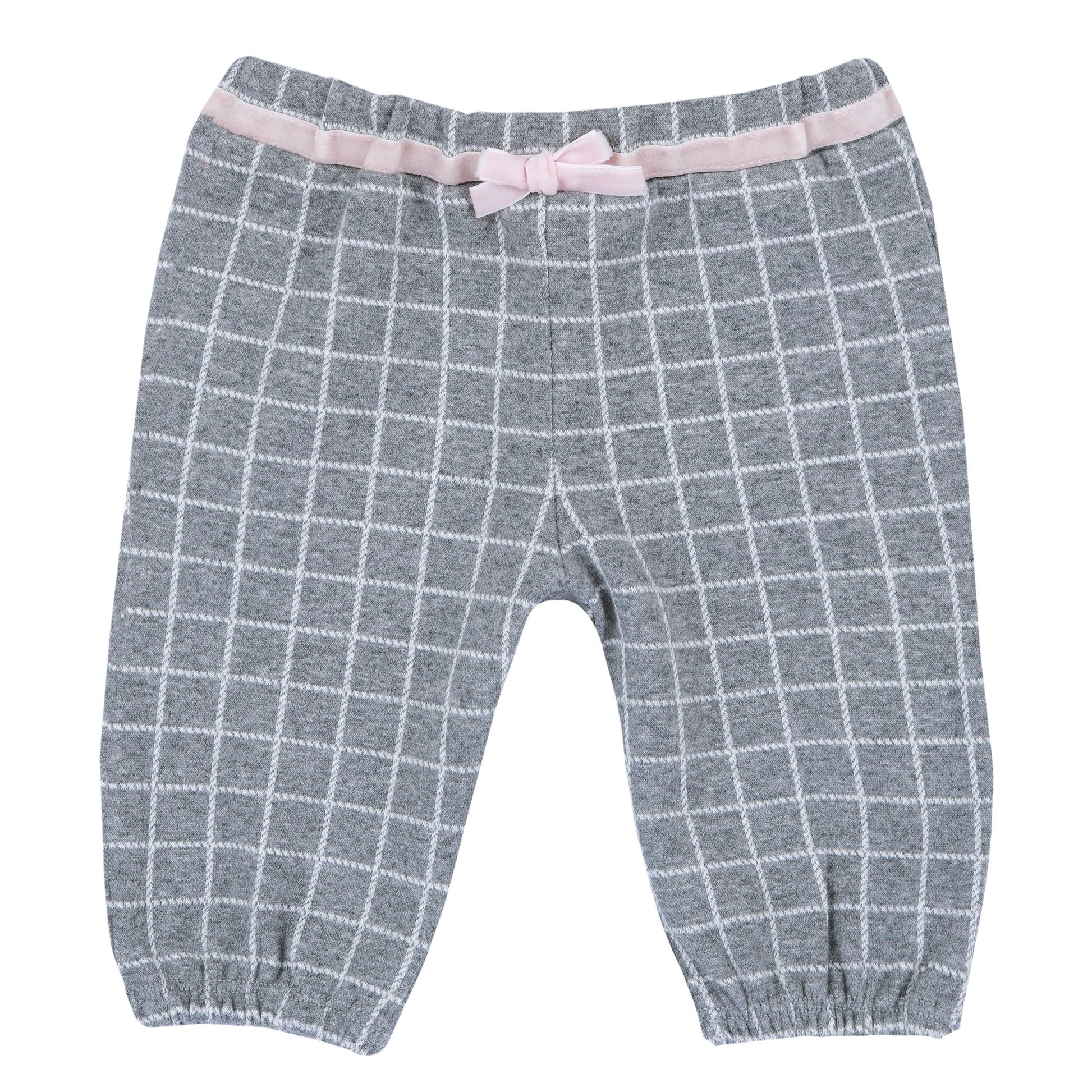 Pantalone Bimba Quadri - Coccole e Ricami