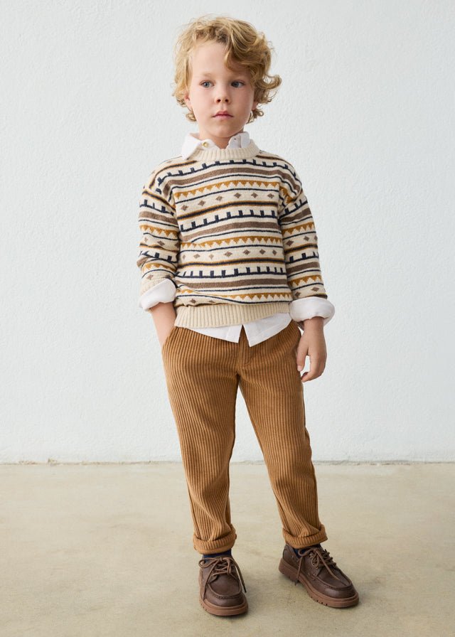 Pantalone jogger costine 4514 - Coccole e Ricami p.iva IT09642670583