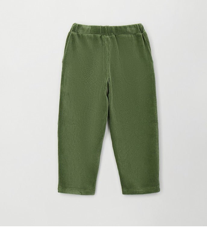 Pantalone velluto morbido 4H470 - Coccole e Ricami p.iva IT09642670583