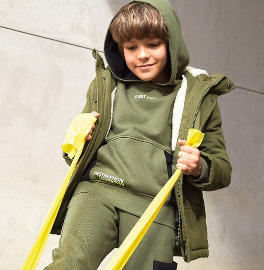 Parka Imbottito Teenager 4A747 - Coccole e Ricami p.iva IT09642670583