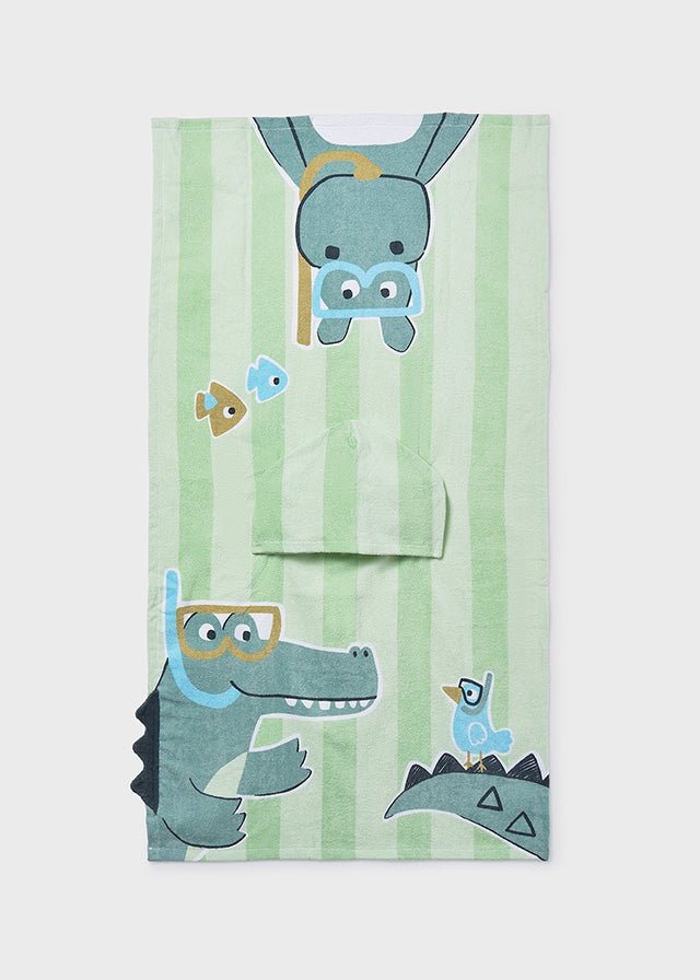 Poncho Coccodrillo 9114 - Coccole e Ricami p.iva IT09642670583