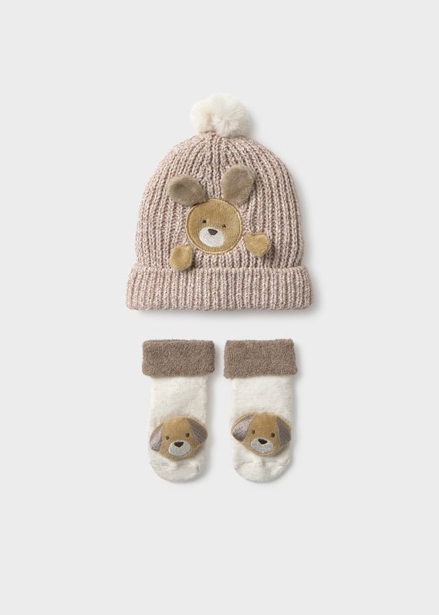 Set cappello e calzini 9124 - Coccole e Ricami
