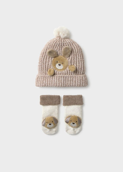 Set cappello e calzini 9124 - Coccole e Ricami