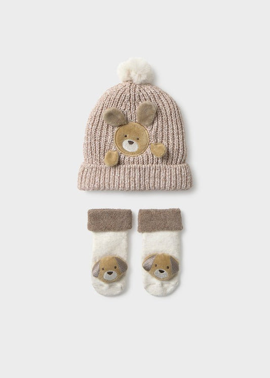 Set cappello e calzini 9124 - Coccole e Ricami