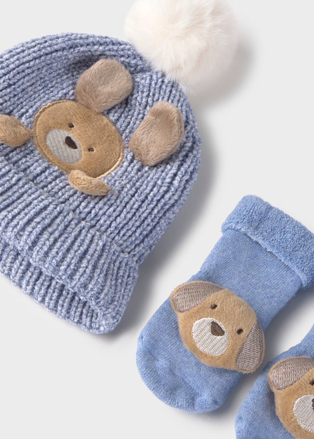 Set cappello e calzini 9124 - Coccole e Ricami