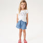 Short Jeans Bambina - Coccole e Ricami