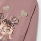 T - Shirt Bimba CUORI - Coccole e Ricami