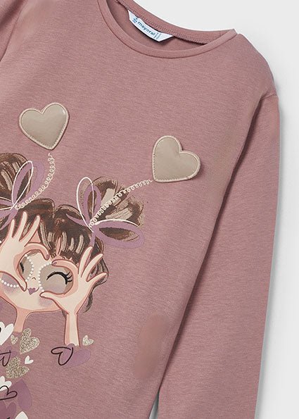 T - Shirt Bimba CUORI - Coccole e Ricami