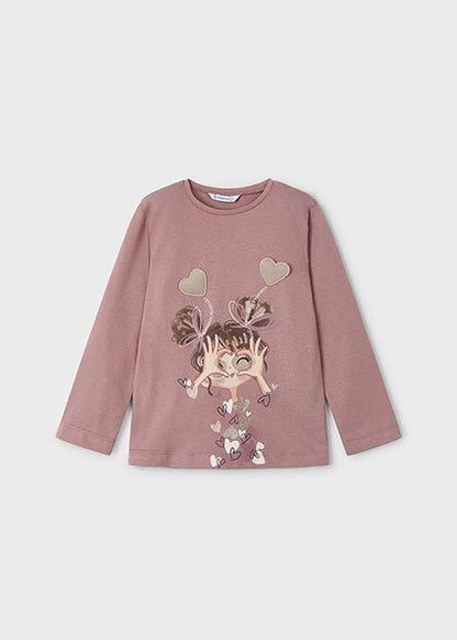 T - Shirt Bimba CUORI - Coccole e Ricami