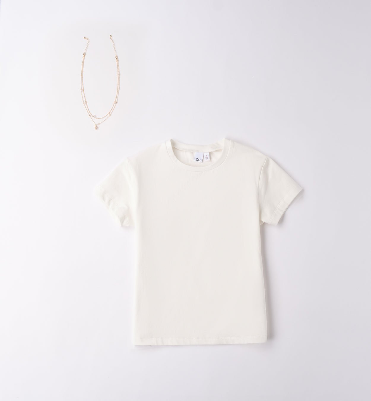 T-Shirt con Collana 4G712 - Coccole e Ricami p.iva IT09642670583