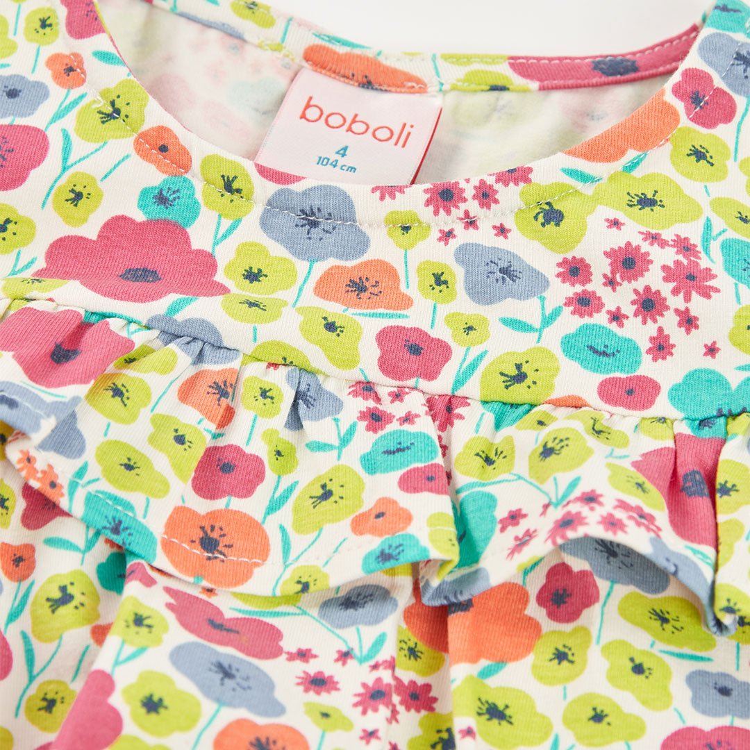 T-Shirt Fiori Sparsi 313142 - Coccole e Ricami p.iva IT09642670583
