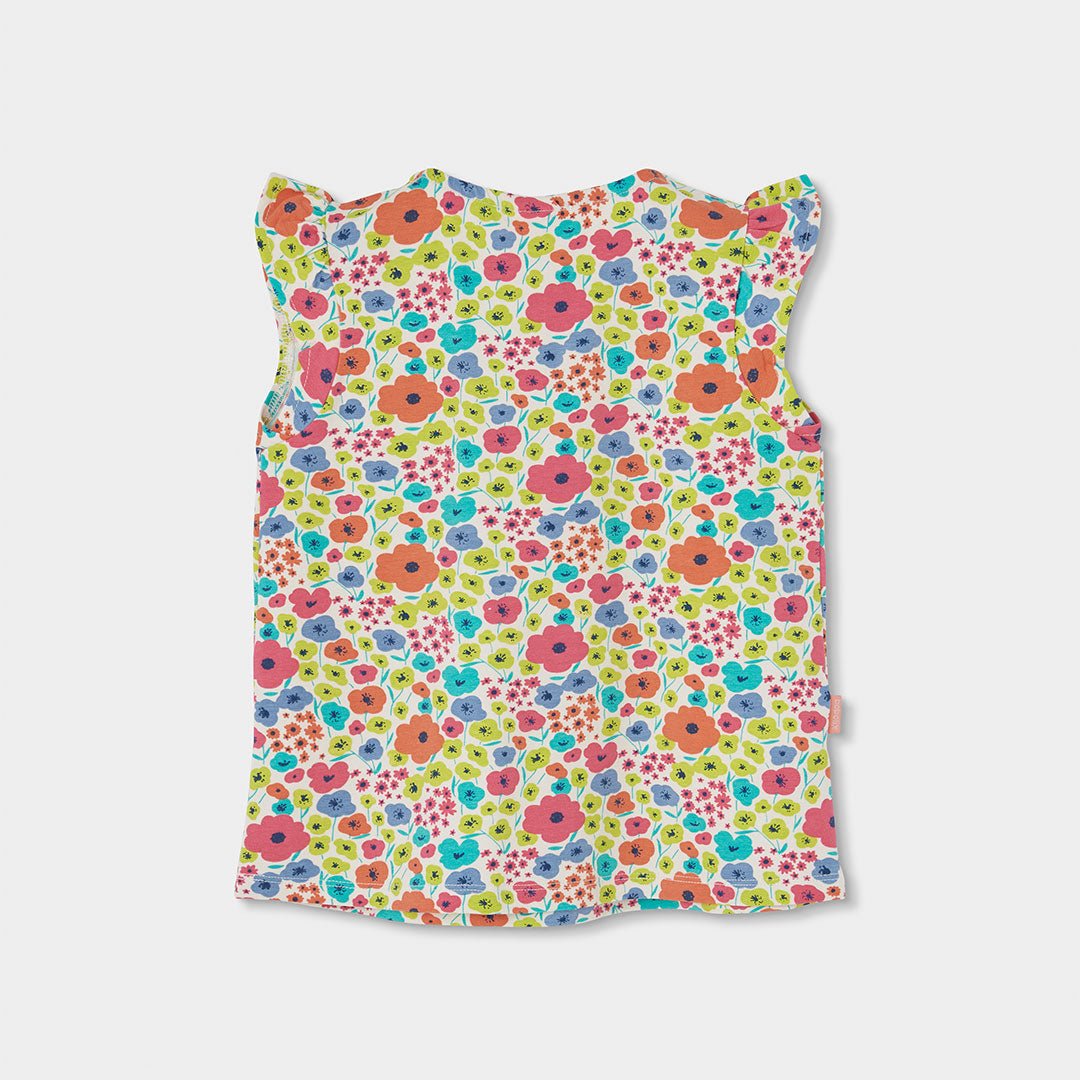 T-Shirt Fiori Sparsi 313142 - Coccole e Ricami p.iva IT09642670583