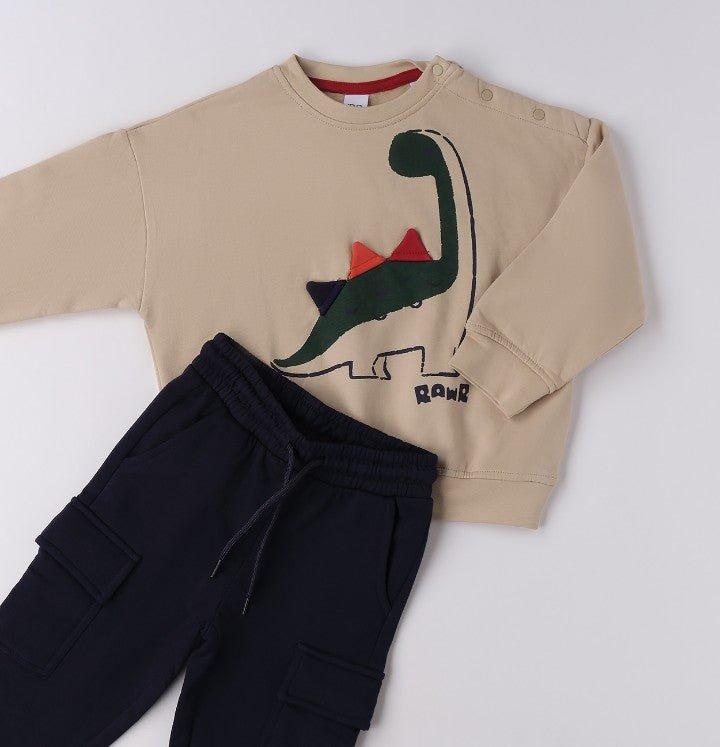 Tuta Dinosauro 4F719 - Coccole e Ricami p.iva IT09642670583