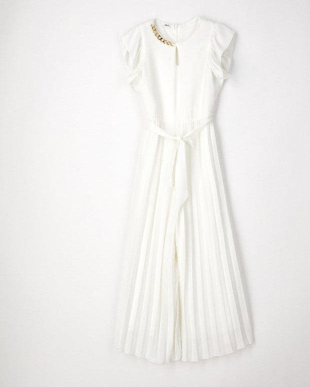 Tuta Elegante Plissettata 4G773 - Coccole e Ricami p.iva IT09642670583